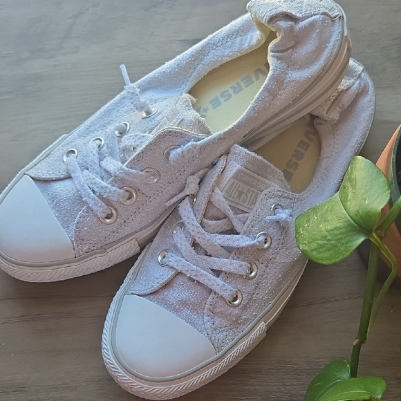 Converse CTAS Shoreline Textured Moonlight Cotton Skips 8.5 - Picture 2 of 10